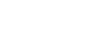 Scotia Recycling Logo White
